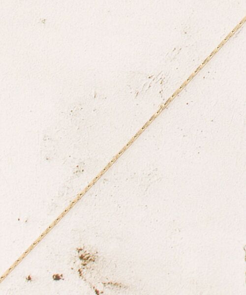 le.coeur blanc(ルクールブラン)の「O ロングスライドナローネックレス(ネックレス・レディース・ゴールド・FREE)」の6枚目の写真