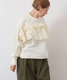 JOURNAL STANDARD LUXE | タフタ フリルプルオーバー(その他トップス)
