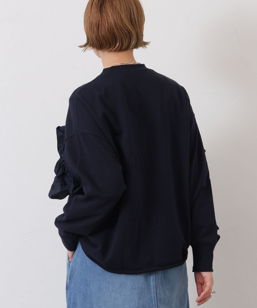 JOURNAL STANDARD LUXE（ジャーナルスタンダード　ラックス）の「タフタ フリルプルオーバー（その他トップス・レディース・ブラック/ネイビー/アイボリー・FREE）」の15枚目の写真