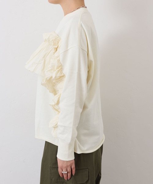 JOURNAL STANDARD LUXE（ジャーナルスタンダード　ラックス）の「タフタ フリルプルオーバー（その他トップス・レディース・ブラック/ネイビー/アイボリー・FREE）」の17枚目の写真