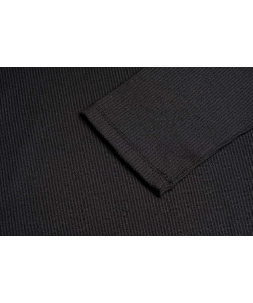 CONNECT KINLOCH（コネクトキンロック）の「リップヘンリーネックロングスリーブTシャツ[ブラック]（Tシャツ/カットソー・メンズ・ブラック・SMALL/MEDIUM/LARGE）」の5枚目の写真