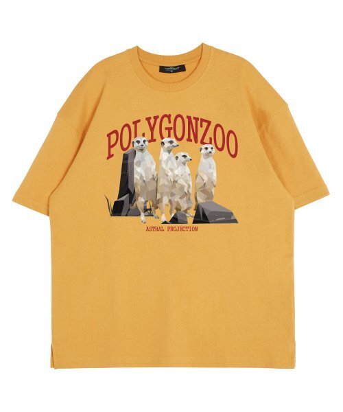 ASTRAL PROJECTION(アストラルプロジェクション)の「ポリゴンミーアキャットラウンドネック15番手綿半袖Tシャツ_チェダー(Tシャツ/カットソー・メンズ・その他・LARGE/X-LARGE)」の2枚目の写真