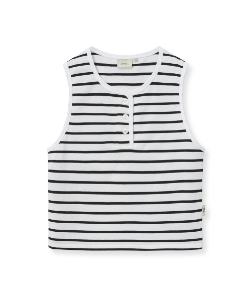 YALE(イェール)の「ウィメンズストライプタンクトップ_アイボリー(Tシャツ/カットソー・レディース・その他・SMALL/MEDIUM)」の2枚目の写真