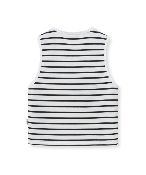 YALE(イェール)の「ウィメンズストライプタンクトップ_アイボリー(Tシャツ/カットソー・レディース・その他・SMALL/MEDIUM)」の3枚目の写真