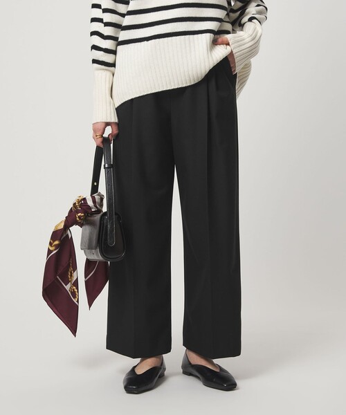 セール】イージー 2タック ワイド パンツ（その他パンツ）｜green