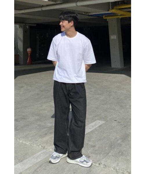 OURDAYZ（アワーデイズ）の「ツーピンタックダブルワイド生地デニムパンツ [ソフトブラック]（デニムパンツ・レディース・その他・MEDIUM/LARGE）」の7枚目の写真