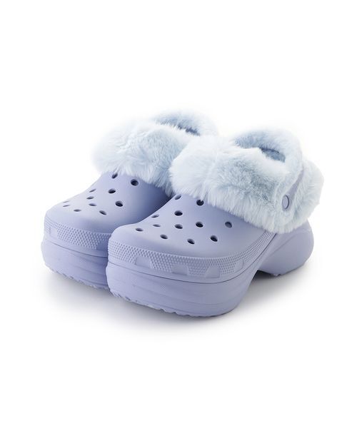 crocs（クロックス）の「【CROCS】211753-453 BAE LINED CLOG（スニーカー・レディース・ライトブルー・25/24/23/22）」の2枚目の写真