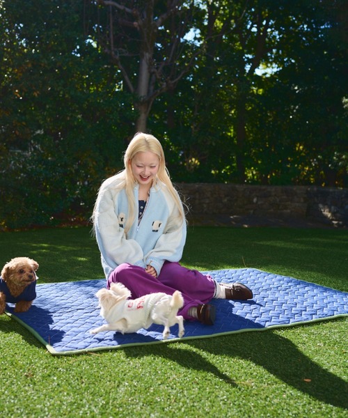 common gull products.（コモンガルプロダクツ）の「羊を数えて1匹2匹...スカジャンニット（ニット/セーター・レディース・ライトブルー/ネイビー/ボルドー・SMALL/MEDIUM/LARGE）」の17枚目の写真