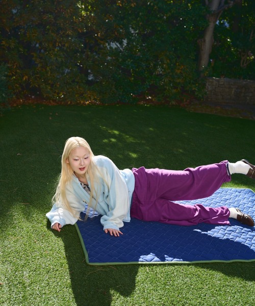 common gull products.（コモンガルプロダクツ）の「羊を数えて1匹2匹...スカジャンニット（ニット/セーター・レディース・ライトブルー/ネイビー/ボルドー・SMALL/MEDIUM/LARGE）」の14枚目の写真