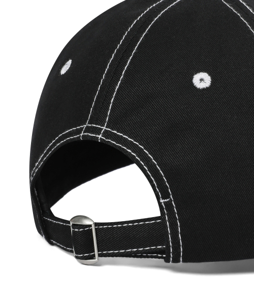 MUCENT（ムセント）の「シグネチャースティッチボールキャップ (4カラー)（キャップ・レディース・ネイビー/インディゴブルー/ブラック/グレー系・FREE）」の7枚目の写真