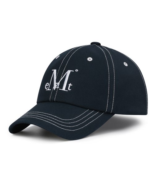 MUCENT（ムセント）の「シグネチャースティッチボールキャップ (4カラー)（キャップ・レディース・ネイビー/インディゴブルー/ブラック/グレー系・FREE）」の9枚目の写真