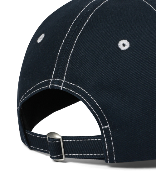 MUCENT（ムセント）の「シグネチャースティッチボールキャップ (4カラー)（キャップ・レディース・ネイビー/インディゴブルー/ブラック/グレー系・FREE）」の11枚目の写真