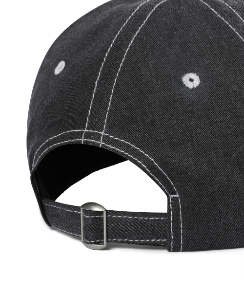 MUCENT（ムセント）の「シグネチャースティッチボールキャップ (4カラー)（キャップ・レディース・ネイビー/インディゴブルー/ブラック/グレー系・FREE）」の15枚目の写真