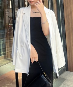 2024ss Plage/RIAM キュプラ　ショートジャケット セール】RIAM キュプラブラウス ショートジャケット（その他アウター