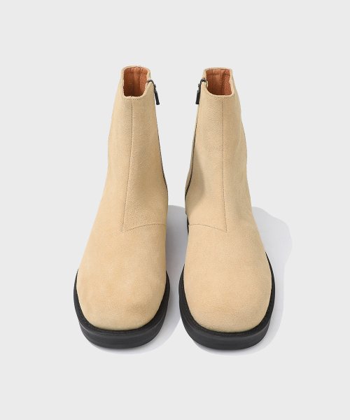 FIRENZE ATELIER（フィレンツェアトリエ）の「Minimal Bold Shape Zip up Boots_2NDF5100BS [Camel]（ブーツ・メンズ・その他・25cm/26cm/27cm/28cm/24cm）」の3枚目の写真