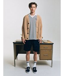 CONTEMENT（コンテメント）の「BOLD RIB-KNITTED COTTON CARDIGAN_BEIGE（カーディガン/ボレロ）」