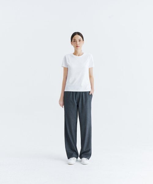 WHOLOVESART(フーラブズアート)の「Unisex semi-wide banding slacks - gray(スラックス・レディース・その他・SMALL/MEDIUM/LARGE/X-LARGE/XX-LARGE)」の5枚目の写真
