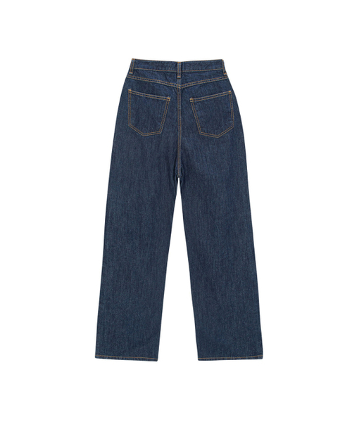 SALAD BAGUNI(サラダバグニ)の「Signature Semi Wide Jeans - deep blue(デニムパンツ・レディース・その他・SMALL/MEDIUM)」の2枚目の写真