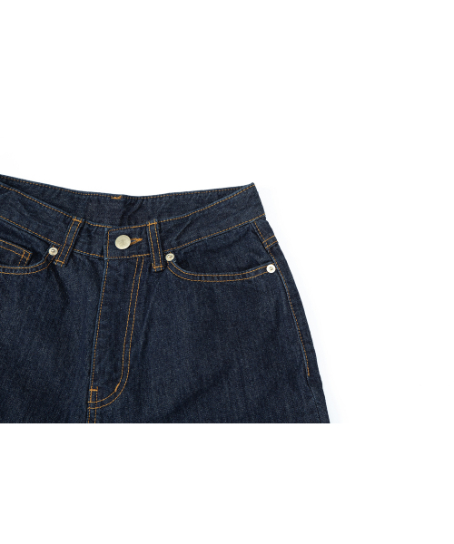 SALAD BAGUNI(サラダバグニ)の「Signature Semi Wide Jeans - deep blue(デニムパンツ・レディース・その他・SMALL/MEDIUM)」の4枚目の写真