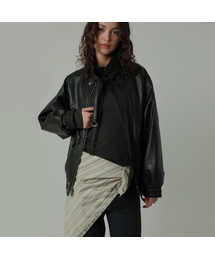 NAYRO（ネイロ）の「Belted Leather Blouson Black（ライダースジャケット）」