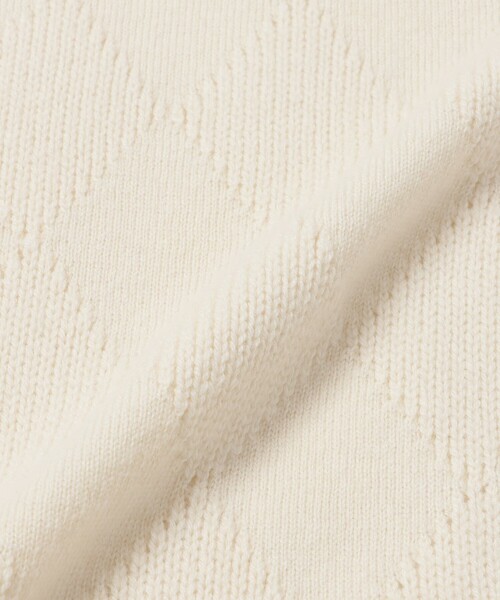 MACKINTOSH LONDON(マッキントッシュ ロンドン)の「ウールカシミヤアーガイルニット(ニット/セーター・レディース・ネイビー/ブルー系その他2/ホワイト系その他・38)」の9枚目の写真