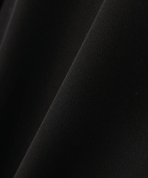 NATURAL BEAUTY BASIC（ナチュラルビューティーベーシック）の「◇ダブルクロスストレッチ SETUP ノーカラージャケット（ノーカラージャケット・レディース・ブラック/ネイビー・LARGE/MEDIUM/SMALL）」の11枚目の写真