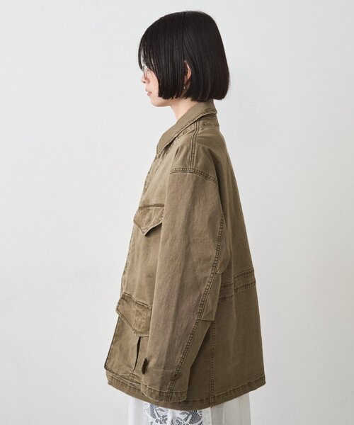 LOUNGEDRESS（ラウンジドレス）の「ヴィンテージライクミリタリージャケット（その他アウター・レディース・カーキ・FREE）」の17枚目の写真