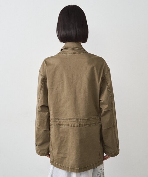 LOUNGEDRESS（ラウンジドレス）の「ヴィンテージライクミリタリージャケット（その他アウター・レディース・カーキ・FREE）」の5枚目の写真