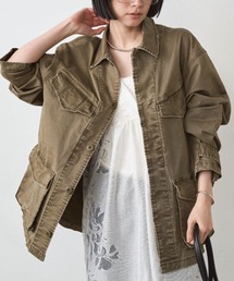 定価¥27,500 ミリタリーブルゾン　カーキ　ラウンジドレス LOUNGEDRESS｜ラウンジドレスのジャケット/アウター（グリーン・カーキ