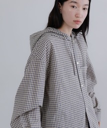 LOWRYS FARM | 【LFM(U)】フーディーチェックシャツ 639522(シャツ/ブラウス)