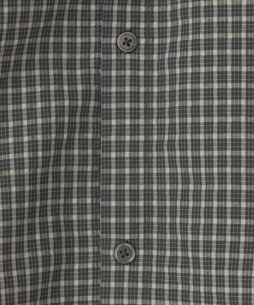 LOWRYS FARM（ローリーズファーム）の「【LFM(U)】フーディーチェックシャツ　 639522（シャツ/ブラウス・メンズ・チャコールグレー/ベージュ・MEDIUM/LARGE）」の14枚目の写真