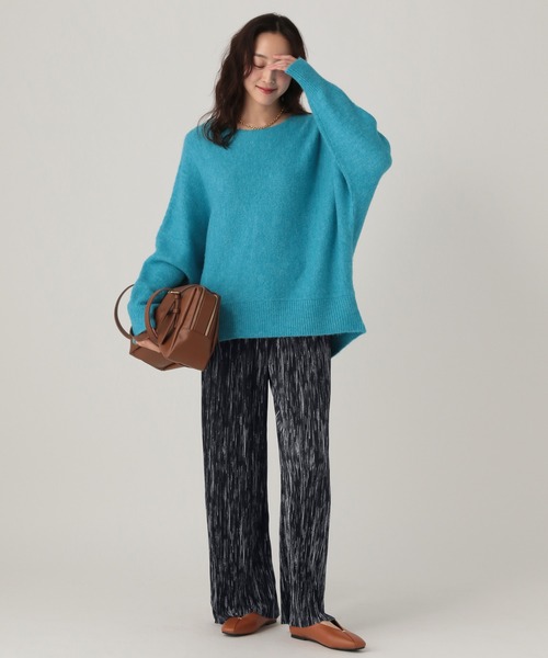 Elura（エルーラ）の「アコーディオン楊柳パンツ/621803（その他パンツ・レディース・アイボリー/ブラック・FREE）」の5枚目の写真