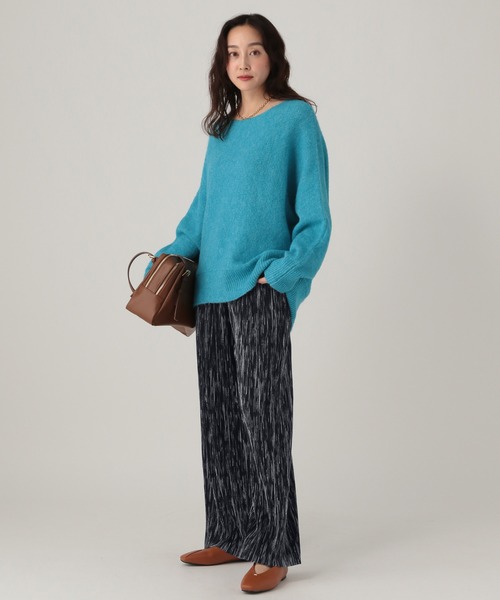 Elura（エルーラ）の「アコーディオン楊柳パンツ/621803（その他パンツ・レディース・アイボリー/ブラック・FREE）」の6枚目の写真