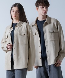 improves（インプローブス）の「スエード風ポンチダブルフラップポケシャツ（シャツ/ブラウス・メンズ）」