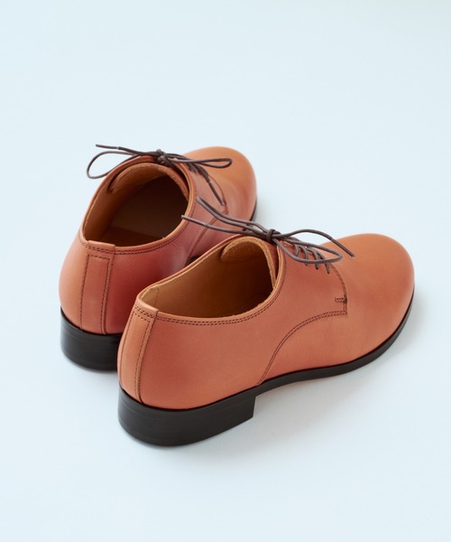 ARCOLLETTA PADRONE(アルコレッタ パドローネ)の「【ARCOLLETTA PADRONE】別注 EX DERBY PLAIN TOE AP8686-2001-24A(ドレスシューズ・メンズ・キャメル/ブラック・42/41/40)」の8枚目の写真