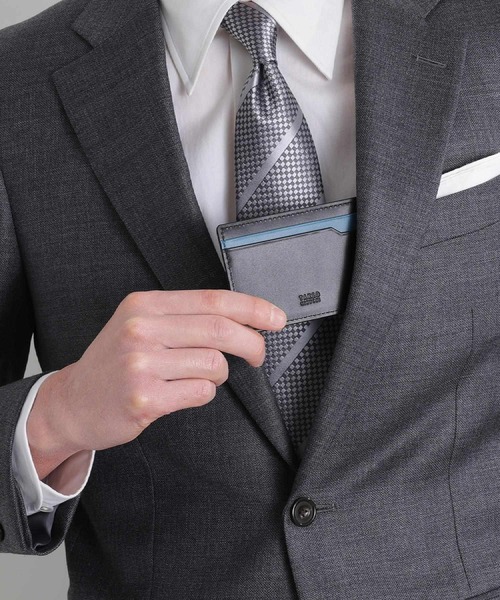 TAKEO KIKUCHI（タケオキクチ）の「【リップルグレイン】 パスケース（その他・メンズ・ブラック/ブルー系その他/ダークブラウン・00）」の14枚目の写真