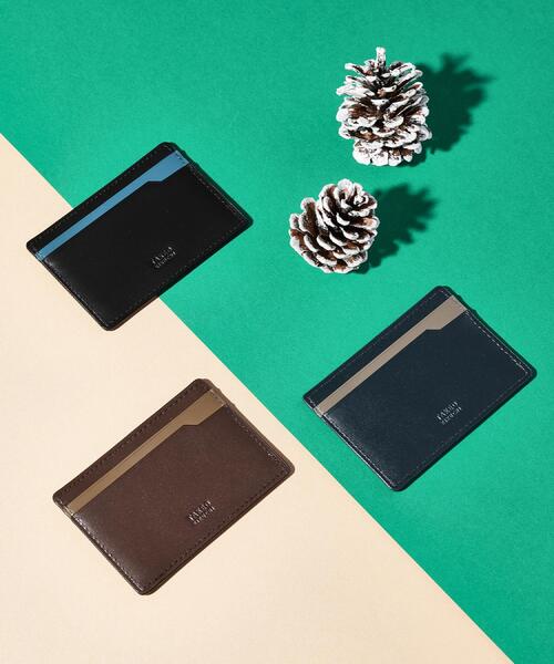 TAKEO KIKUCHI（タケオキクチ）の「【リップルグレイン】 パスケース（その他・メンズ・ブラック/ブルー系その他/ダークブラウン・00）」の4枚目の写真