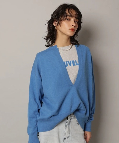 CADUNE（カデュネ）の「チュールヤーンメッシュニット（ニット