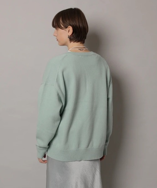 CADUNE(カデュネ)の「スプリングキーネックニット(ニット/セーター・レディース・ミント/ネイビー/モカ/ターコイズブルー/ホワイト・38)」の18枚目の写真
