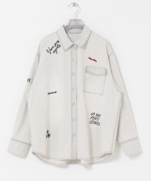 別注』PICCADILLY×URBAN RESEARCH 刺繍デニムシャツ（シャツ/ブラウス