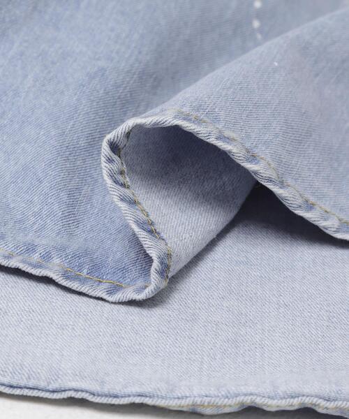 PICCADILLY（ピカデリー）の「『別注』PICCADILLY×URBAN RESEARCH　刺繍デニムシャツ（シャツ/ブラウス・レディース・ライトグレー/ライトインディゴブルー・FREE）」の4枚目の写真