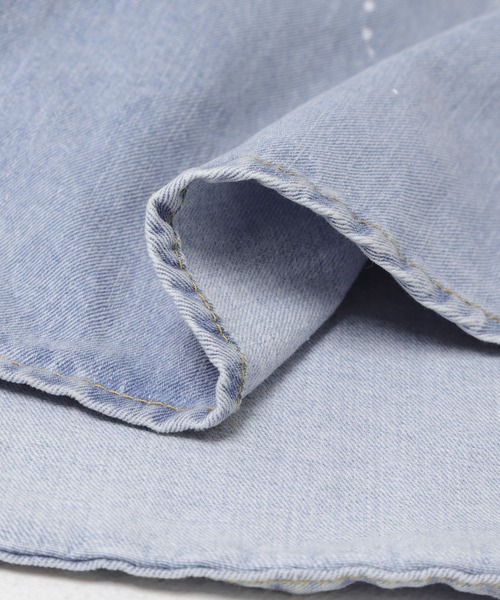 PICCADILLY（ピカデリー）の「『別注』PICCADILLY×URBAN RESEARCH　刺繍デニムシャツ（シャツ/ブラウス・レディース・ライトグレー/ライトインディゴブルー・FREE）」の5枚目の写真