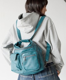 PBLIM（ページボーイリム）の「《UNISEX/３WAYで使える》７ポケットショルダーバッグ（ショルダーバッグ）」