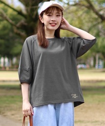 KRIFF MAYER Lady's Collection | 【汗染み防止･撥水】ウェットプロテクトランタンスリーブT(Tシャツ/カットソー)