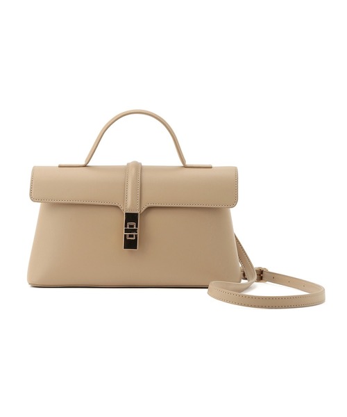 VIS（ビス）の「【新色追加】【軽量】ひねり金具ワンハンドルミニショルダーバッグ/2WAY（ショルダーバッグ・レディース・ブラック/ベージュ/ブラック系その他/グレー系その他/キャメル・FREE）」の17枚目の写真