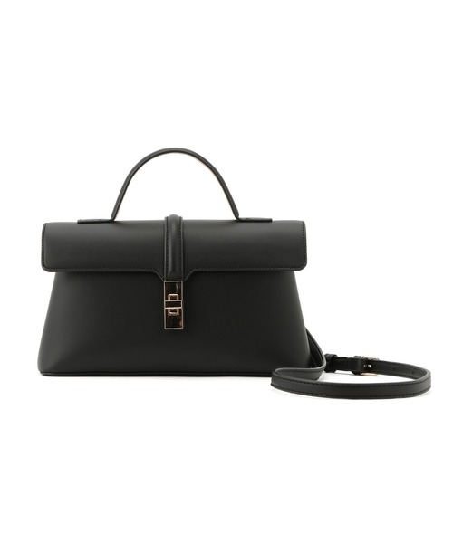 VIS（ビス）の「【新色追加】【軽量】ひねり金具ワンハンドルミニショルダーバッグ/2WAY（ショルダーバッグ・レディース・ブラック/ベージュ/ブラック系その他/グレー系その他/キャメル・FREE）」の15枚目の写真