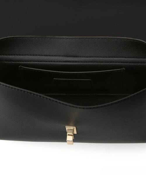 VIS（ビス）の「【新色追加】【軽量】ひねり金具ワンハンドルミニショルダーバッグ/2WAY（ショルダーバッグ・レディース・ブラック/ベージュ/ブラック系その他/グレー系その他/キャメル・FREE）」の14枚目の写真