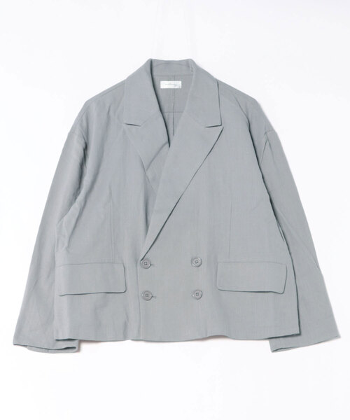 NILWAY（ニルウェイ）の「【Nilway】コンパクトダブルテーラード（テーラードジャケット・メンズ・ブラック/ブラウン/チャコール/グレー・MEDIUM/LARGE）」の2枚目の写真