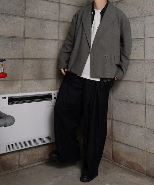 NILWAY（ニルウェイ）の「【Nilway】コンパクトダブルテーラード（テーラードジャケット・メンズ・ブラック/ブラウン/チャコール/グレー・MEDIUM/LARGE）」の11枚目の写真