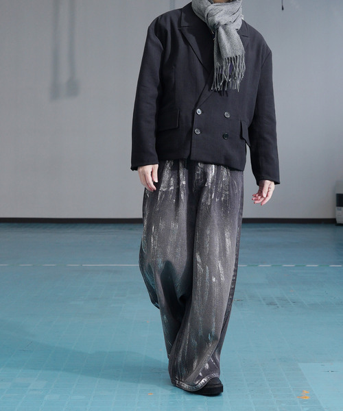 NILWAY（ニルウェイ）の「【Nilway】コンパクトダブルテーラード（テーラードジャケット・メンズ・ブラック/ブラウン/チャコール/グレー・MEDIUM/LARGE）」の17枚目の写真